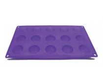 Molde Placa De 15 Semiesferas De Silicona 4cm